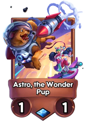 Astro, the Wonder Pup's card
