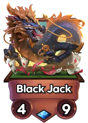 Black Jack's card