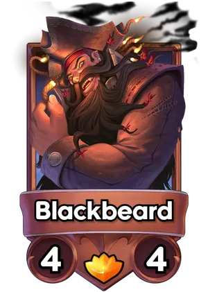 Blackbeard's card