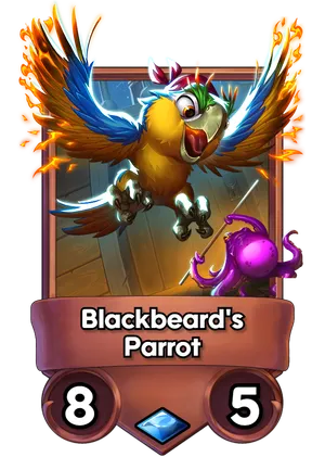 Blackbeard's Parrot's card