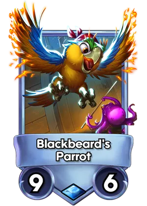 The silver tier of the character Blackbeard's Parrot