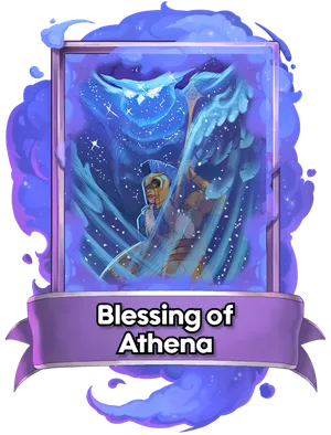 Blessing of Athena's card
