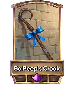 Bo Peep's Crook's card