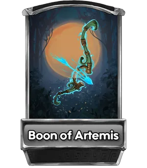 Boon of Artemis's card