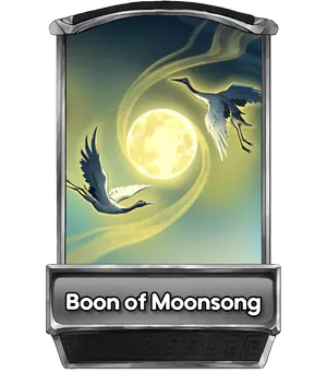 Boon of Moonsong's card