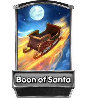Boon of Santa's card