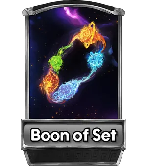 Boon of Set's card