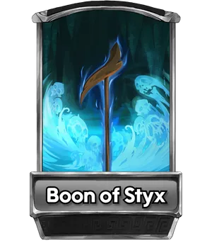 The Boon treasure card Boon of Styx.
