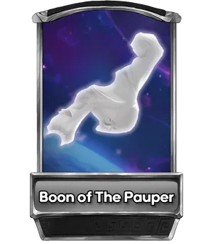 Boon of The Pauper's card