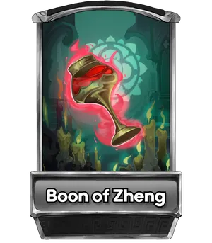 Boon of Zheng's card
