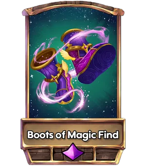Boots of Magic Find's card
