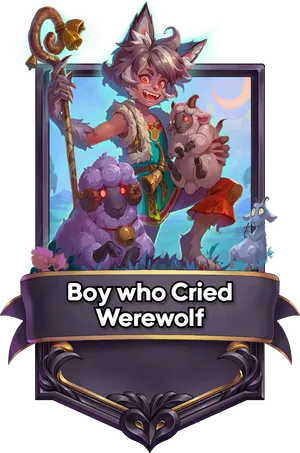 Boy who Cried Werewolf's card