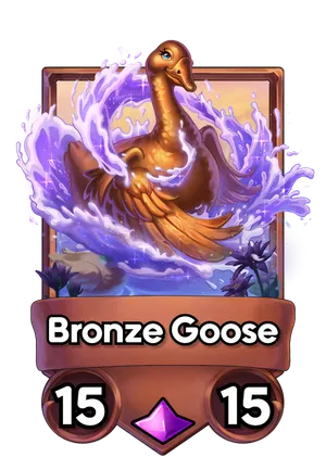 Bronze Goose's card