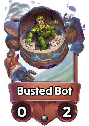 Busted Bot's card