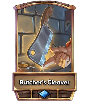 Butcher's Cleaver's card