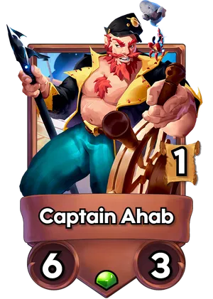 Captain Ahab's card