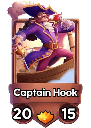 Captain Hook's card