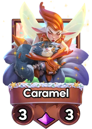 Caramel's card