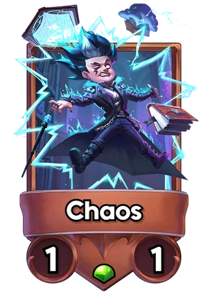 Chaos's card