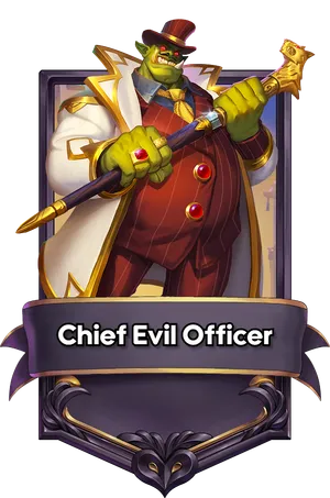 Chief Evil Officer's card