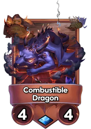 Combustible Dragon's card