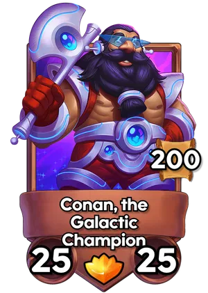 Conan, the Galactic Champion's card