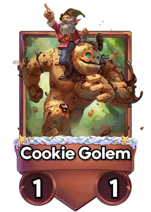 Cookie Golem's card