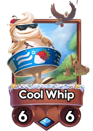 Cool Whip's card