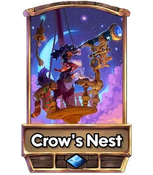 The treasure card Crow's Nest.