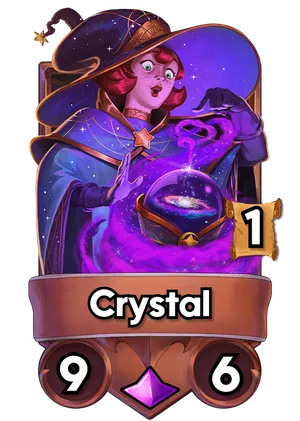 Crystal's card