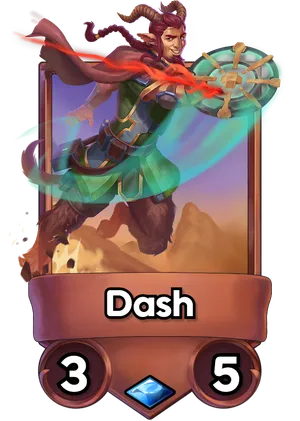 Dash's card