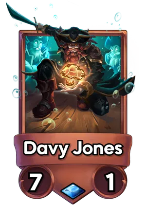Davy Jones's card