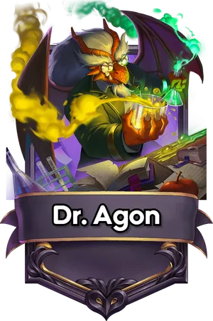 Dr. Agon's card
