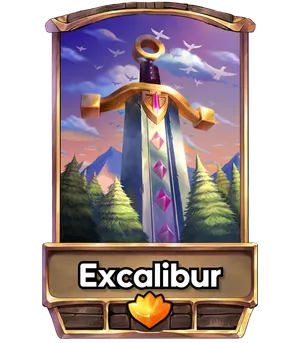 Excalibur's card