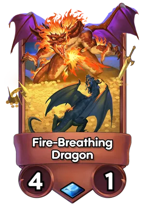 Fire-Breathing Dragon's card