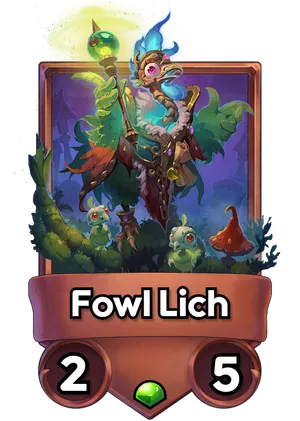 Fowl Lich's card