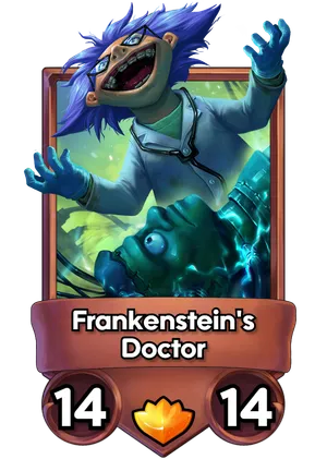 Frankenstein's Doctor's card