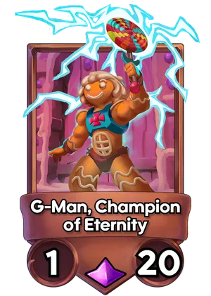 G-Man, Champion of Eternity's card