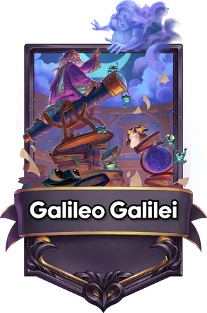 Galileo Galilei's card