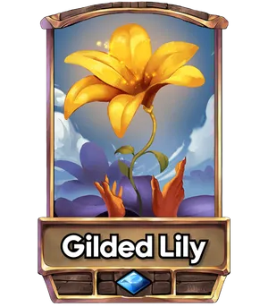 Gilded Lily's card