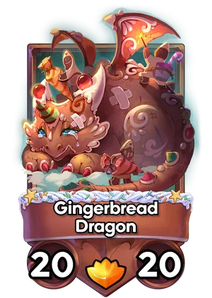 Gingerbread Dragon's card