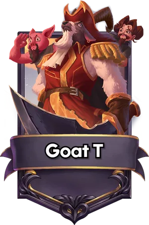 Goat T's card