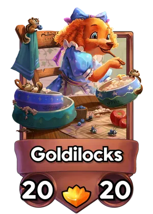 Goldilocks's card