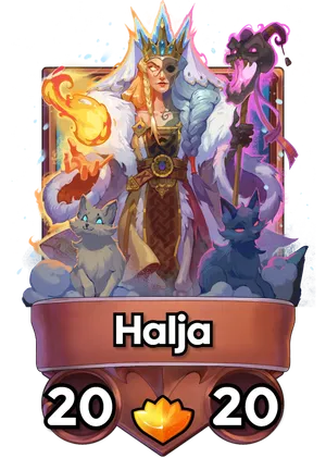 Halja's card