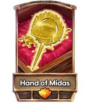 Hand of Midas's card