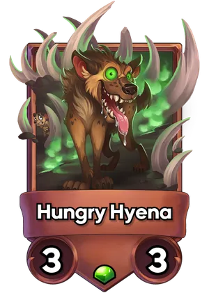 Hungry Hyena's card