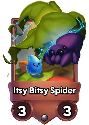 Itsy Bitsy Spider's card