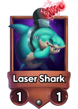 Laser Shark's card