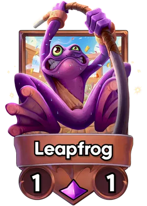 Leapfrog's card