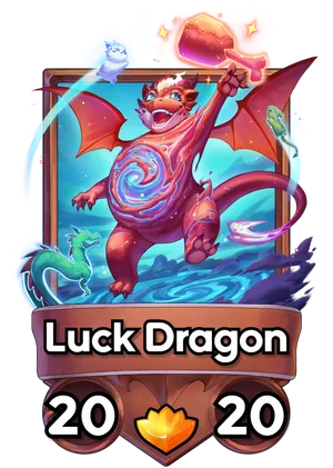 Luck Dragon's card